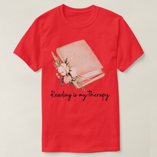読は私のセラピー59 Tシャツ (デザイン正面)