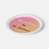 読は私の超大国 ペーパープレート (アングル)