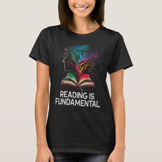 読は脳の木の本虫の本Reの基礎である Tシャツ (正面)