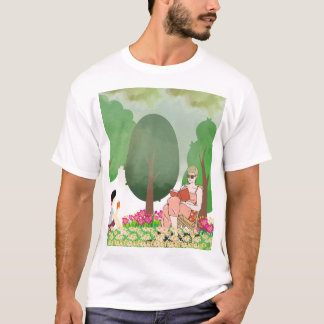 「読は自然の抱擁 Tシャツ