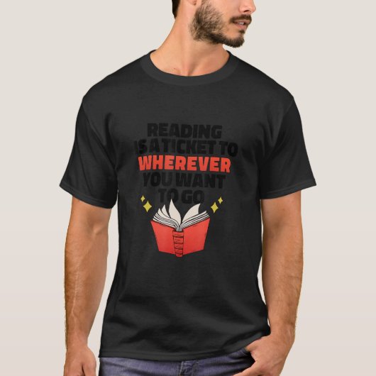 読は行きたい所へ Tシャツ (正面)