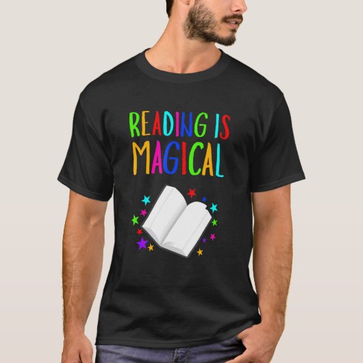 読は魔法だ読 Tシャツ (正面)