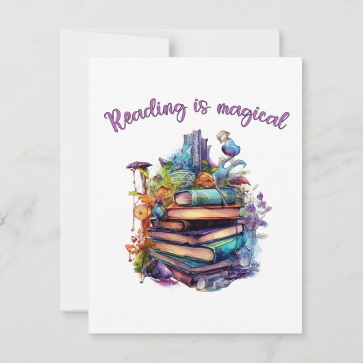 読は魔法だ ノートカード (裏面)