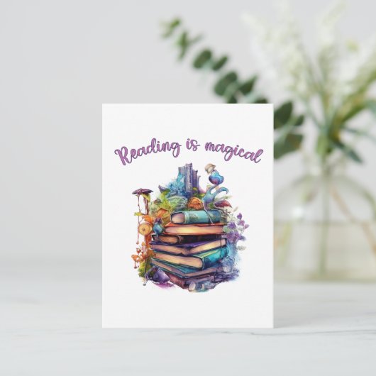 読は魔法だ ポストカード (スタンド正面)