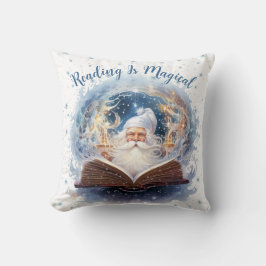読は魔法のスノーフレークデザイン クッション