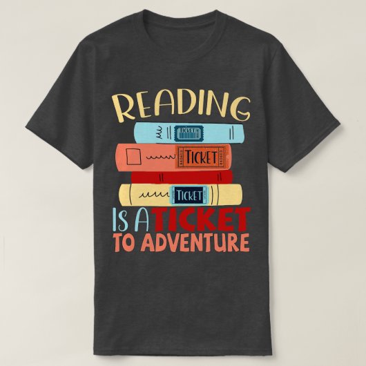 読はAdventure 3のチケット Tシャツ (デザイン正面)