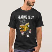 読はLIT BOOKS、CATS AVID READERS Tシャツ (正面)