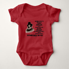 読まれるべきFrancis Bacon本は完全に引用します ベビーボディスーツ