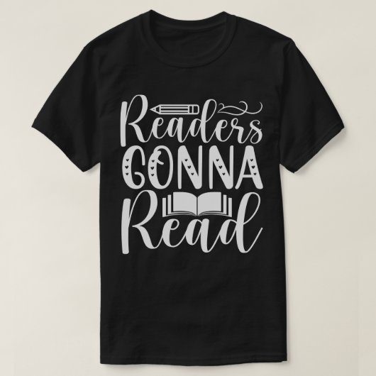 読み上げ読者 Tシャツ (デザイン正面)