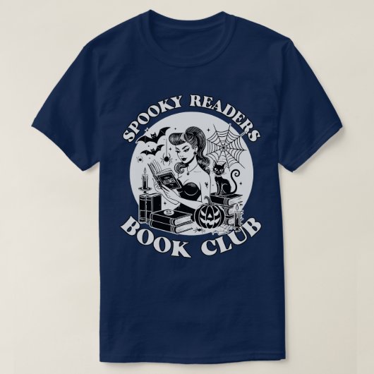 読み不気味上げブッククラブ2 Tシャツ (デザイン正面)