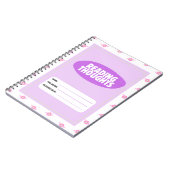 読み取り思考: かわいい読書トラッカージャーナル ノートブック (左側)