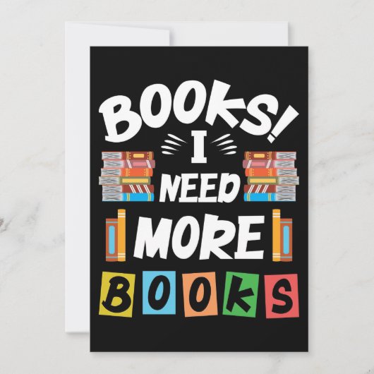 読み手ギフトブックもっと本が必要 サンキューカード (正面)