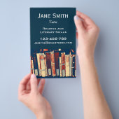 読み書きの個別指導者または教師 チラシ (ハンドル)