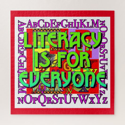 読み書きは誰にとっても ジグソーパズル (縦)