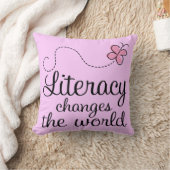 読み書き能力の読書引用文の装飾用クッション クッション (ブランケット)