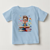 読み物は素晴らしい！ 幼児 ベビーTシャツ (正面)