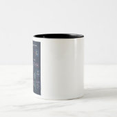 読み聞かせを加えて下さい ツートーンマグカップ (中央)