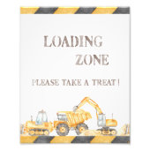 読み込みゾーン優先建築パーティー記号 フォトプリント (正面)