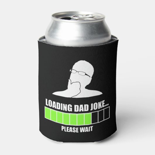 読み込み中のパパジョークお待ちください 缶クーラー (缶正面)