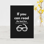 読むことができたら、あなたはもう、、 カード (黄色い花)