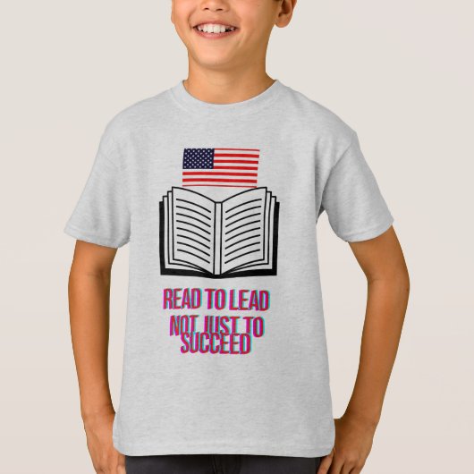 読むことでリードする Tシャツ (正面)