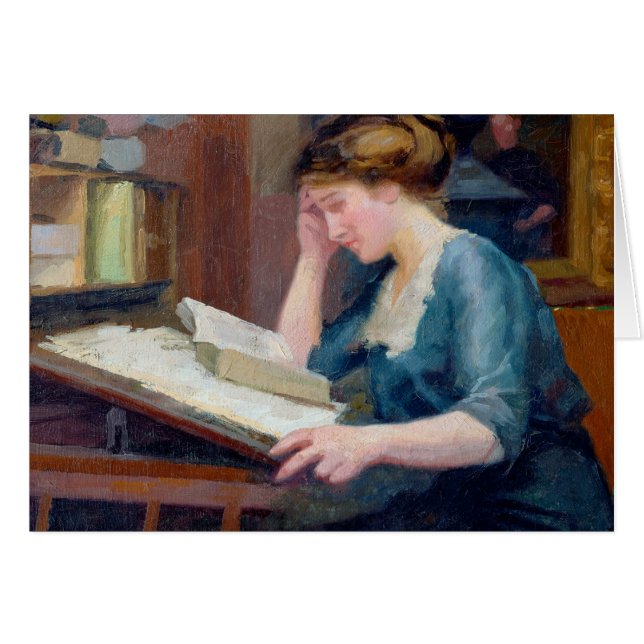 読むこと (正面横)