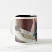 読むこと ツートーンマグカップ (正面左)