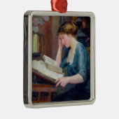 読むこと メタルオーナメント (右)