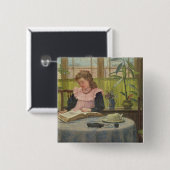 読むこと 缶バッジ (正面&裏面)