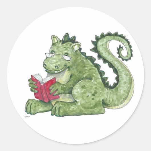 読むドラゴン ラウンドシール (正面)