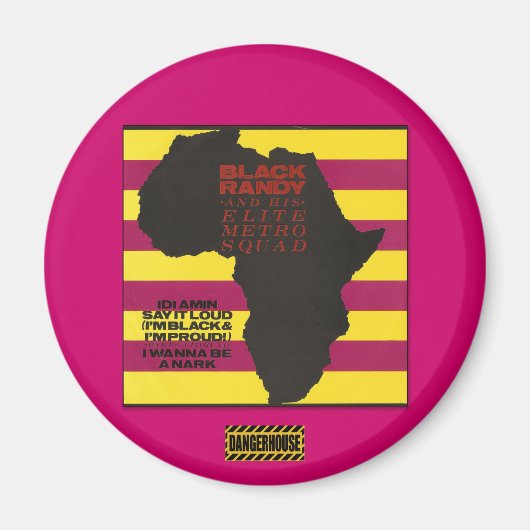 読むマグネットブラックランディアイディアミンダンガーハウス マグネット (正面)