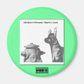 読むマグネットブラックランディアーケードダンガーハウス マグネット (正面)