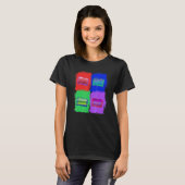 読んだ本 ポップアート Tシャツ (正面フル)