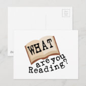 読んでいるのは？ ポストカード (正面/裏面)