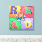 読カラフル読キャンバスプリント キャンバスプリント (インサイチュ (ウッドフロア))