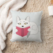 読キツネ クッション (ブランケット)