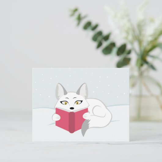 読キツネ ポストカード (スタンド正面)