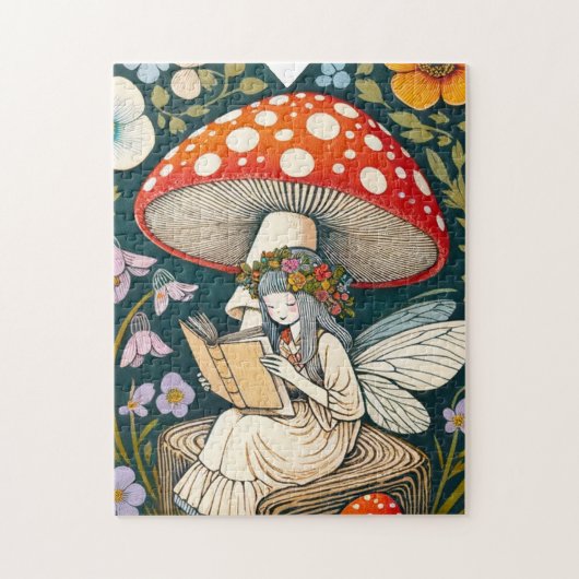 読キノコの妖精 ジグソーパズル (縦)