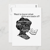 読ジェーン・オーステン ポストカード (正面/裏面)