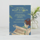 読ズトーラバー（ユダヤ教の）バル・ミツバー招待状2 招待状 (スタンド正面)