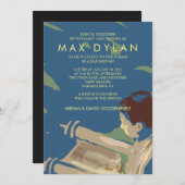 読ズトーラバー（ユダヤ教の）バル・ミツバー招待状2 招待状 (正面/裏面)