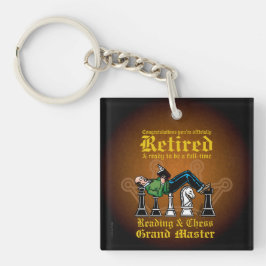 読ズ&チェスグランドマスターアクリルKeychain キーホルダー