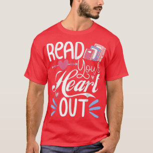 読ハートアウト本好き読の先生 Tシャツ