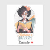 「読モダンみ手」カスタムの読Journalの蔵書票 シール (シート)