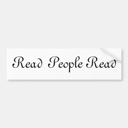 読人読 バンパーステッカー (正面)