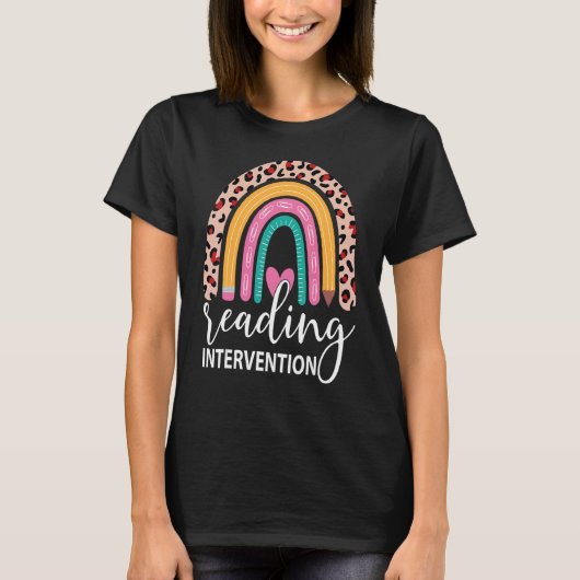 読介入虹レオパード先生バック Tシャツ (正面)