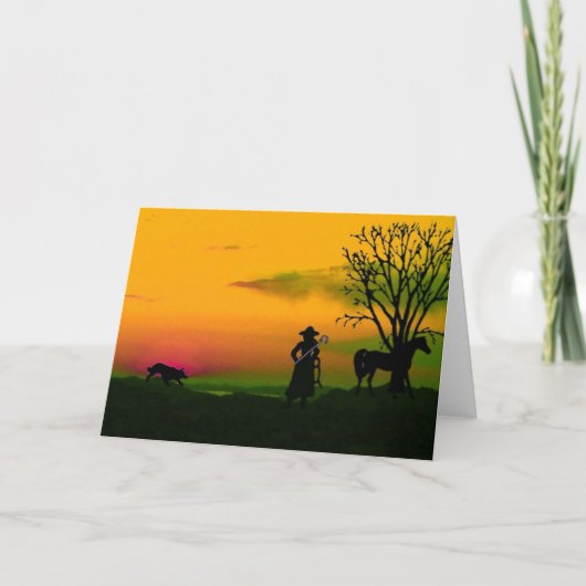 読働くこと縁ど～Collie Notecard カード (正面)