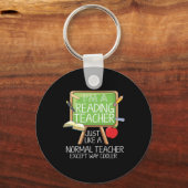 読先生 キーホルダー (正面)