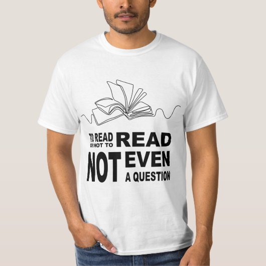 読否を読す Tシャツ (正面)