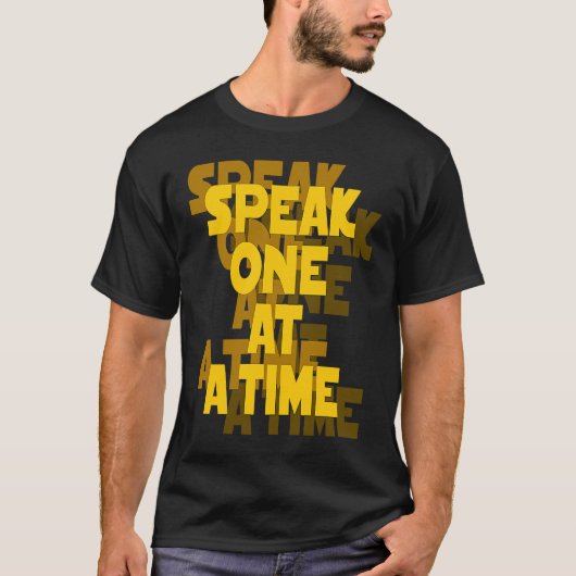 読唇術 ASL ハンドジェスチャー 手話 聴覚障害 啓発 Tシャツ (正面)